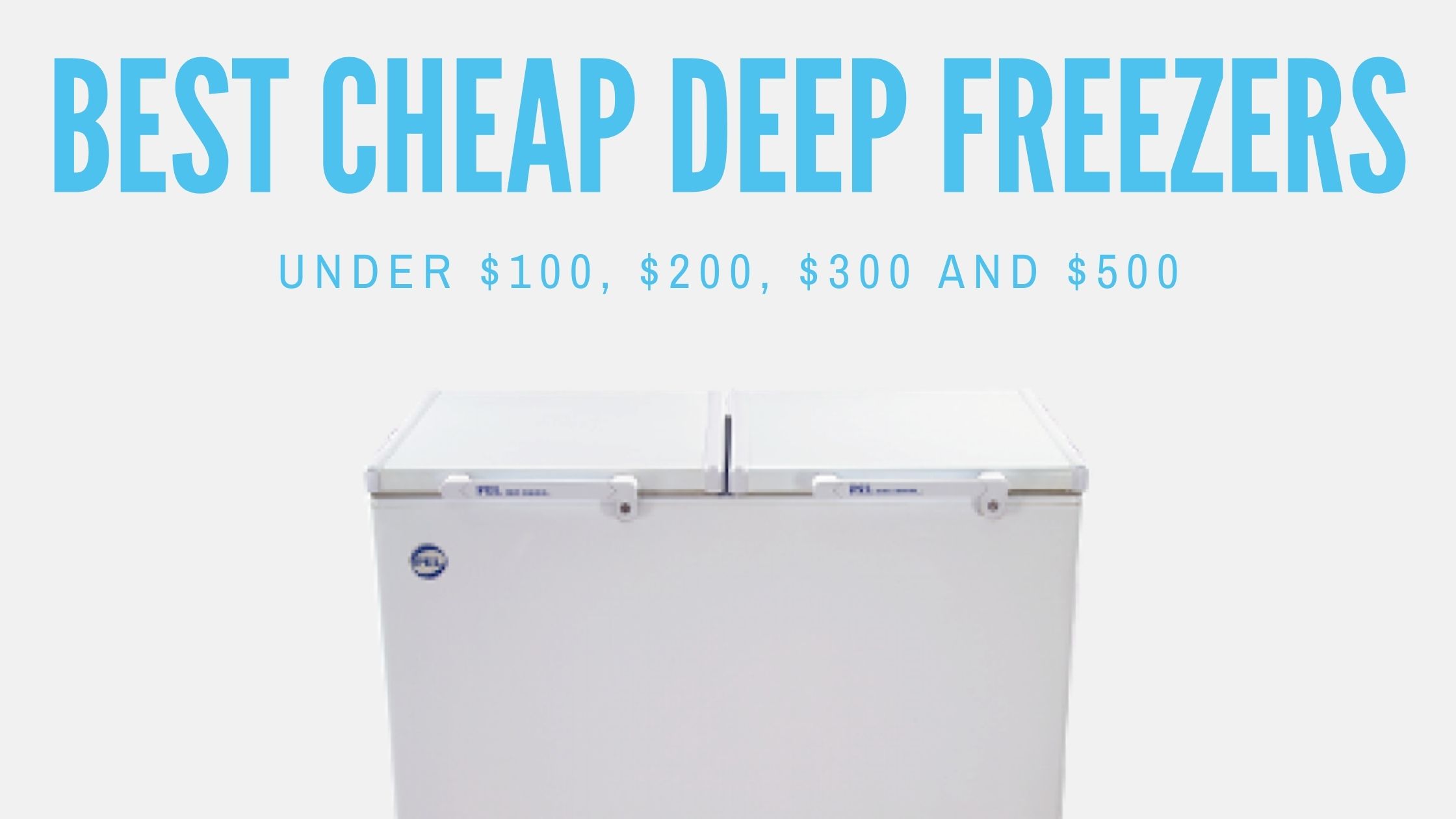 Read more about the article 7 Best cheap deep freezers under $100, $200, $300 and $500