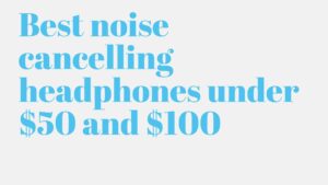 Read more about the article 11 Best noise cancelling headphones under $50 and $100