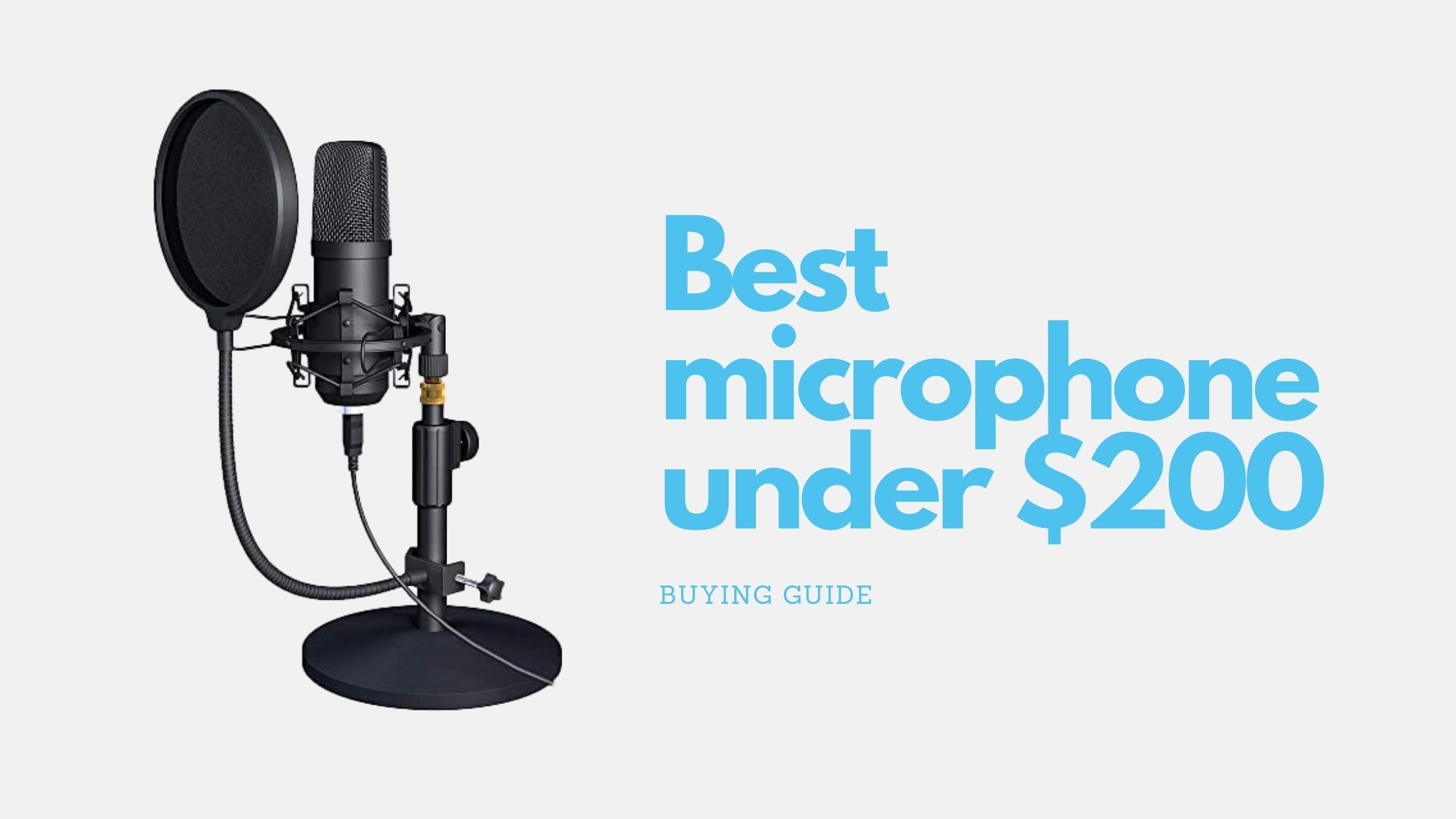 Read more about the article 10 Best microphone under $200